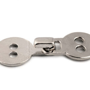 780650 Fém kapocs 1.nikkel 10pár/cs