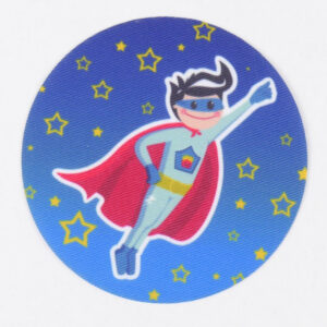 LE-4217 címke vas.ható-Superman (kerek)
