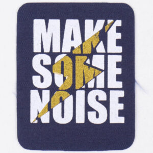 LE-4205 címke vas.ható-Make some noise(arany villám)