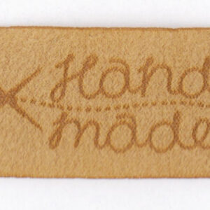 LE-4214 címke vas.ható-HAND MADE bőrhatású