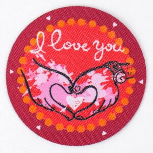 LE-5008 Vasalható cimke  I LOVE YOU