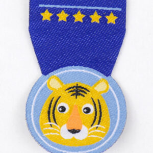 LE-5103 címke vas.ható-tigris érme Akc