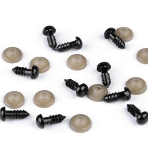 01053 Biztonsági szem csapos 9mm fekete M2