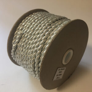 622005 5mm-es sodr.zsinór 01 lurex ezust