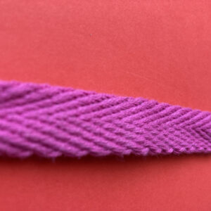 15 mm-es Csőköper  pamut col.59-1 pink 25 m/vég