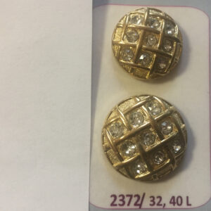 2372/40 Ékszergomb arany 12db/flakon