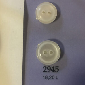 2945/18 Babi divatgomb 18L fehér