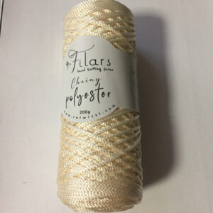 Macrame PES zsinórfonal 200 gr./gombolyag  col:010 krém